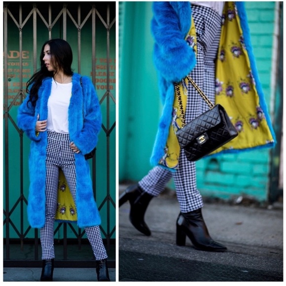 Free People Vibrant Blue Long Coat - Picture 5 of 16